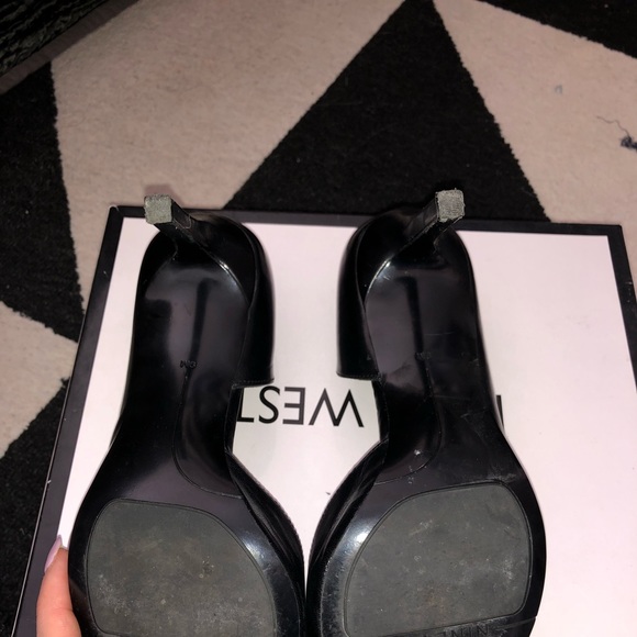 Nine West Black Leather Heels - Picture 5 of 7